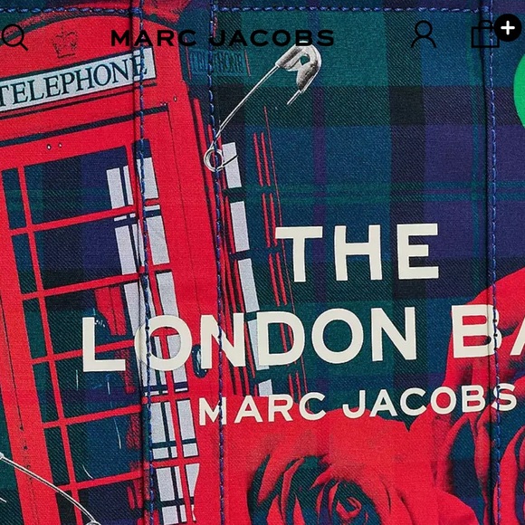 MARC JACOBS LIMITED EDITION CITY BAG LONDON - Picture 10 of 11